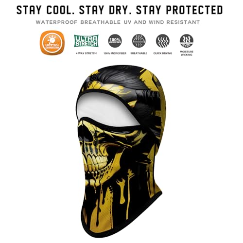 Image of Obacle Balaclava Face Mask Men Women for Sun Protection Motorcycle Fishing Raves