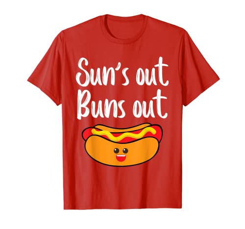 Camiseta divertida para amantes de la comida – Suns Out Buns Out Camiseta Camiseta
