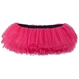 My Lello Hot Pink Women's Teen Adult 10 Layered Fluffy Ballet Tulle Tutu Skirt
