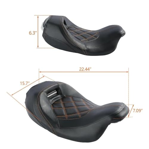 Dossier de siège à deux places moto pour Harley Electra Glide FLHTK 2010-2013