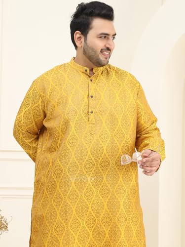 Image of SOJANYA Men's Cotton Regular Fit Casual Plus (Since 1958) ONLY Kurta