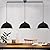 MIAYBPH Pendant Lights Kitchen Island, 3-Pack Dome Pendant Light Fixtures with Black and Gold Finish Farmhouse Industrial Hanging Pendant Light for Dining Room Restaurant Cafe Entryway