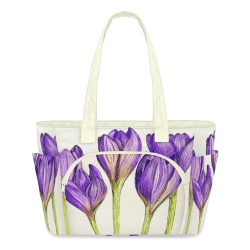 Sac fourre-tout crocus contre le mal de dos : sac léger et grand