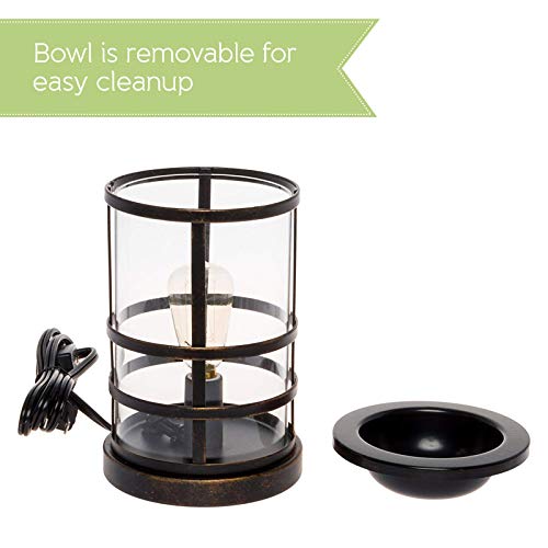 image for Edison Bulb Wax Warmer - Freshener Wax Melter Mindful Design (Oil Rubb