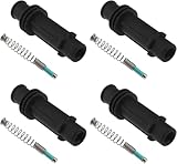 Alrens 95514599 4-teiliges Set 1208092 1208093 Federreparatursatz Zündmodul Zündspule für Astra J Corsa D S07 E X15 Adam Cascada Insignia A Meriva B Mokka X Zafira Tourer C Cruze Opel 1.2 1.4
