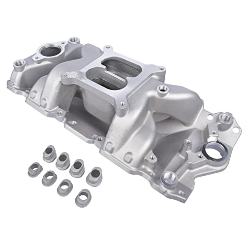Image of Intake Manifold Replacement for SBC Chevy 350 Small Block 22026 82026 52026 | Aluminum Dual Plane Air Gap