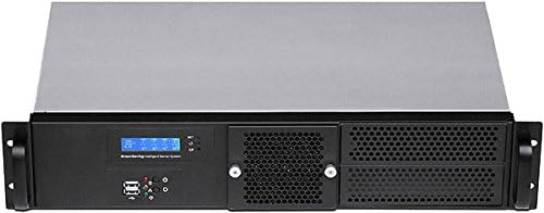 2U(PCI-E 16x Riser Card)(Fan LCD) (2x5.25 + 2x3.5 + 4x2.5 HDD Bay) (9.84" Deep) (Mini ITX) (Rackmount Chassis) (No Rail, No System and Case Only) ITX-G2250_2U-Express16X