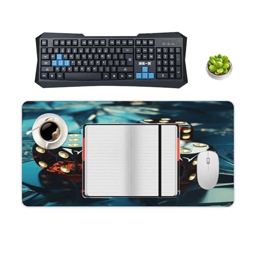 Diseño Dice Pad Mouse de Mesa Grande Antideslizante miniatura 4