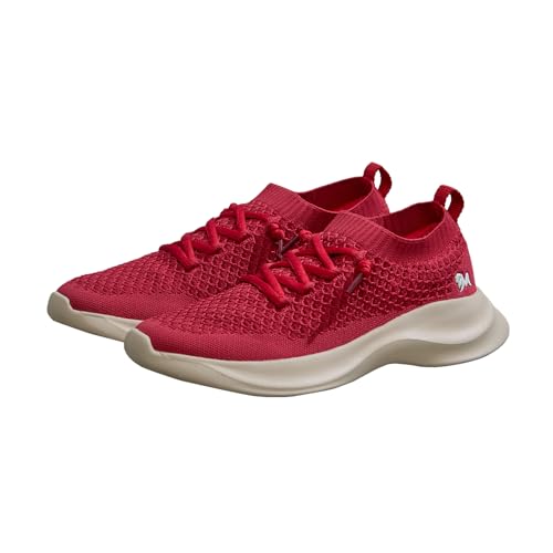 Image of Neeman's Knit Gliders Men Sneakers | Stylish Casual Shoes for Men with Airknit Breathable Upper | Anti-Skid EVA Sole Footwear | Lightweight Lace-Up Sneaker