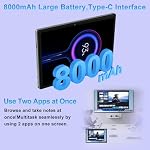 2026 Android 15 Comprimé, 30GB RAM + 128GB ROM 1TB TF, 10.1 Tablettes avec clavier et souris, tablette électronique, 1280 * 800 IPS HD, Vigne large L1, Gémeaux AI, 2.4G/5G WiFi, BT 5.0, GPS - Gris métal