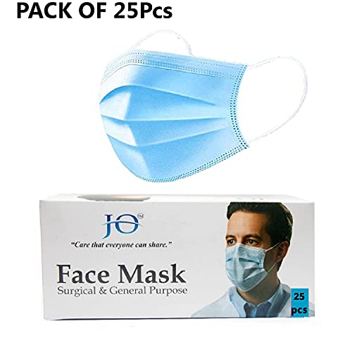 JO Face Mask Face Masks Disposable 3 ply Layer Mask 3Ply Mask I
