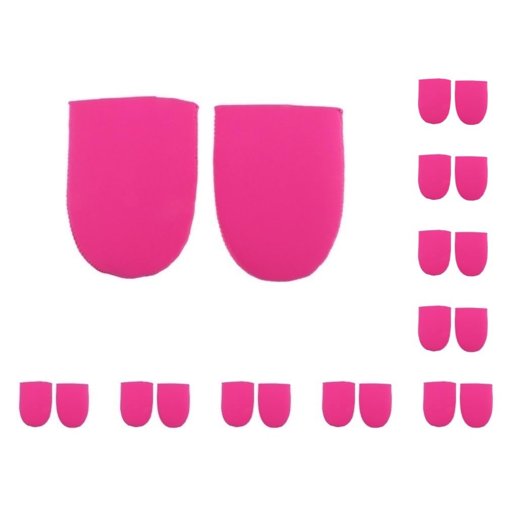 1 par de calcetines de neopreno para correr, ciclismo, senderismo, caminar, color rojo rosa