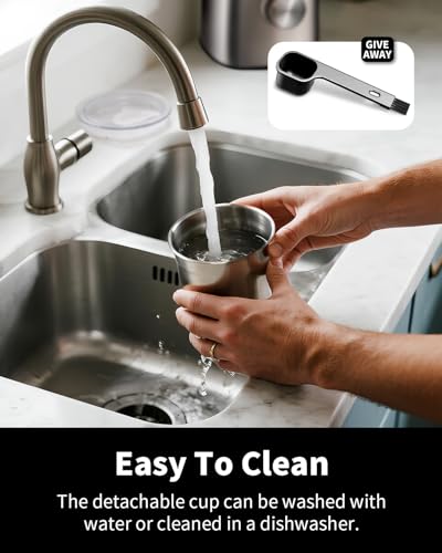 Image of SHARDOR Electric Blade Coffee Grinder, Timed Grind Control Rotary Knob, All-stainless steel shell,Adjustable,for Coffee Beans, Spices & Herbs, with 1 Removable Stainless Steel Bowl,Sliver