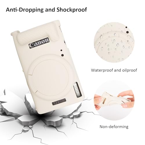 Funda de silicona para cámara Canon ELPH 360 HS/IXY 650 miniatura 5