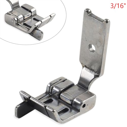 Pie prensatela doble aguja 3/16" para máquina industrial miniatura 6