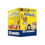 Nesquik cacao soluble instantáneo - 1 estuche x 25 sobres de 13,5 g - Total: 337.5 g