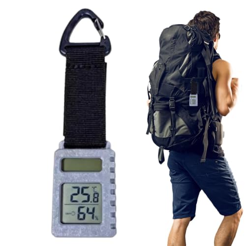 Monitor de temperatura con mosquetón para tus rutas de mochilero y montaña