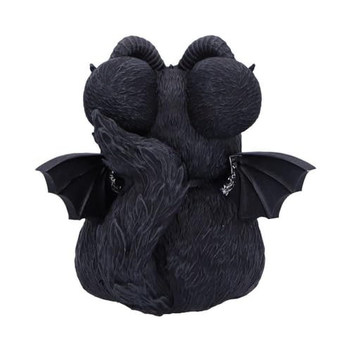 Estatua decorativa de gato murciélago ornamental miniatura 4