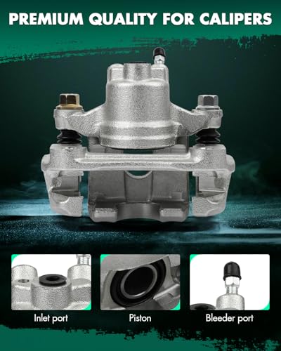 Image of SCITOO Rear Left+Right Brake Calipers With Bracket 19B2697 19B2696 Compatible For Toyota Avalon 2005-2007 For Toyota Camry 2002-2006 For Toyota Solara 2004-2008