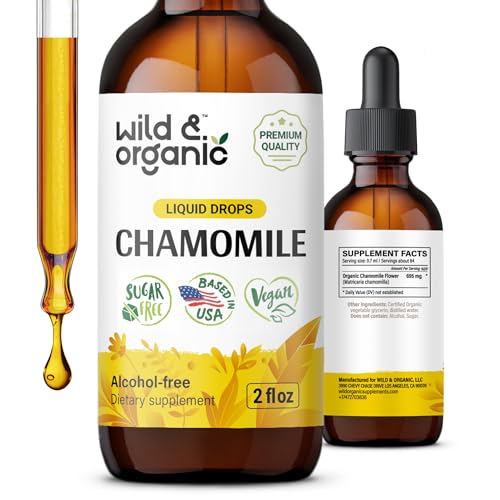 Wild & Organic Chamomile Tincture - Relaxing & Calming Chamomile
