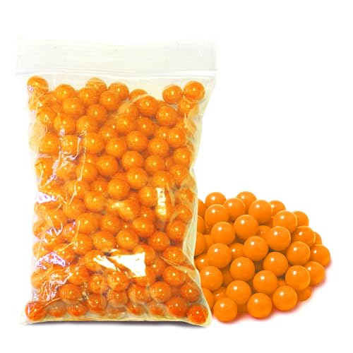3Skull .43 Caliber Paintballs for Umarex T4E Paintball Pistols .43 Cal Ammo, Orange - 500 Count