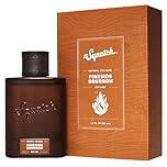 Dr. Squatch Men's Cologne Fireside Bourbon - Natural Origin Fragrance - Manly Fragrance of Cedarwood, Clove, and Patchouli - Inspired by Wood Barrel Bourbon Bar Soap