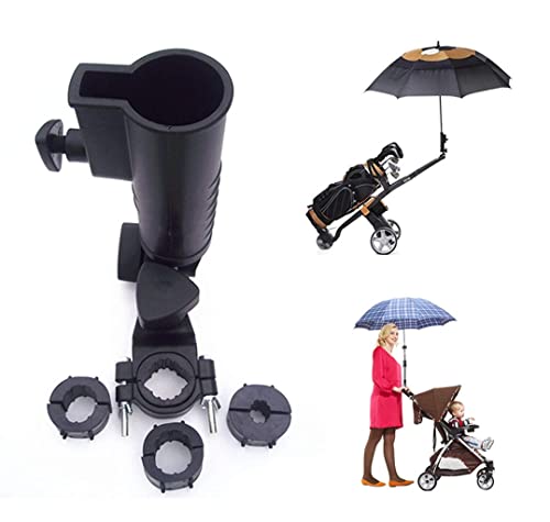 Parapluie universel, support de 15 mm, 25 mm 30 mm 38 mm Poignée en option connecteur Tailles pour chariot de golf, vélo, bébé Poussette, Pêche Plage Chaise