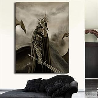 Pittura Tela LOTR Re Stregone di Angmar Il Signore degli Anelli Art Poster della Parete della Pittura Immagine Stampa Modern Home Decor Camera Opera Quadri