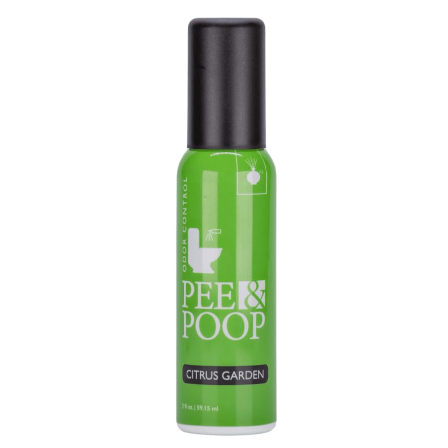 Pee&Poo Toilet Odor Control-Aromatic & Refreshing Toilet Spray, Use Before You Go, Infused with Natural Essential Oils - 60ml-Pocket Travel Size (
