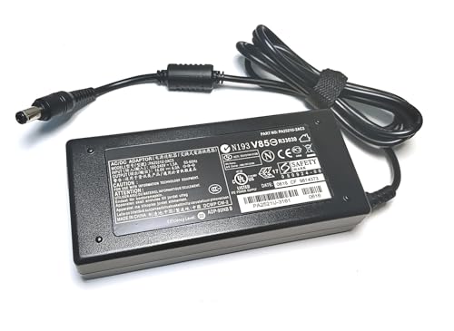 PA2521U-2AC3 Adaptateur 6.3x3.0mm 15V 6A 90W Chargeur Alimentation Secteur pour Toshiba Satellite A100 A105 M100 M105 M30 A50 M50 PA2501U PA2521U-3161 ADP-90NB...