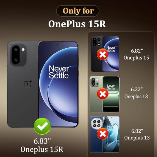 Image of 4YouQuality Camera Lens Protector Compatible with OnePlus 15R ( Black ) | 9H Tempered Glass Camera Guard | Military-Grade Protection | Scratch & Impact Resistant | HD Clear | Perfect Fit Design | Easy Installation | Pack of 1