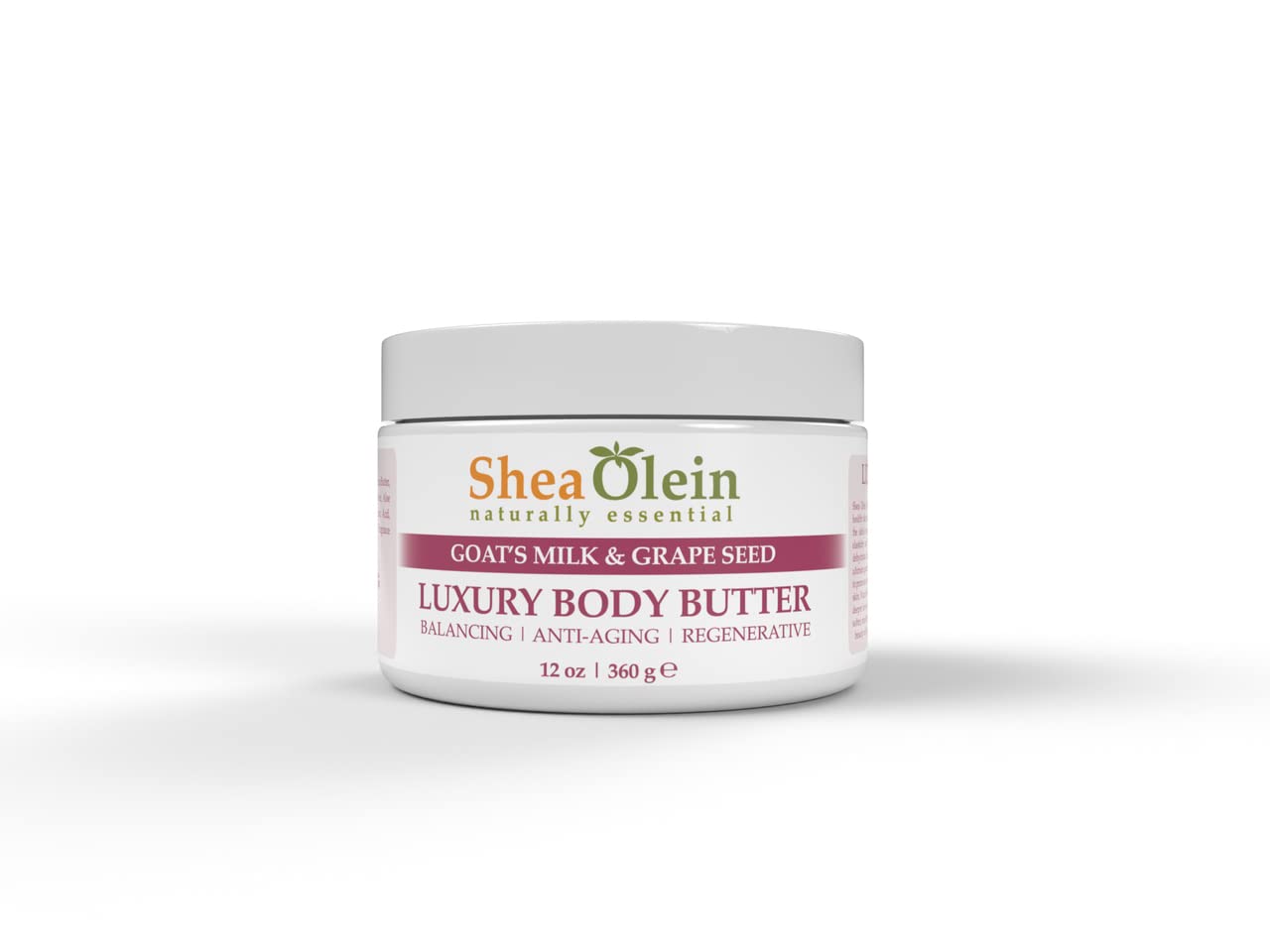 Mantequilla corporal de lujo de leche de cabra y semilla de uva - 12oz