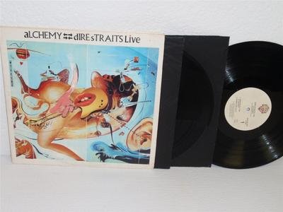 Album Art for DIRE STRAITS Alchemy Live 2-LP Warner Brothers WB 1-25085 (1984) VG+ US original by Dire Straits