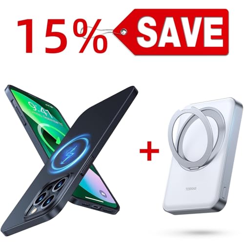 TORRAS 10000mAh Magsafe Power Bank — Buy Together to Save 15%