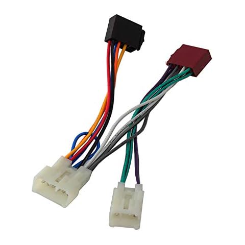 RED WOLF Car ISO Radio Adapter for Toyota Celica Corolla Hilux MR2 Yaris Avensis RAV4 Auris 4 Runner, Lexus IS200 IS300 GS300 Radio Wiring Harness Connector Lead Loom Cable Plug Adaptor Stereo Cover