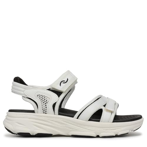 Ryka Women's Devotion Max Sandal Strappy Sandals Egret Black 6 W by Ryka - Used condition - Image 6