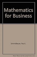 Mathematics for Business 0840351399 Book Cover