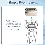 83M Replacement Shaver Head Compatible with Braun Series 8 Electric Shaver, Wet & Dry, Foil & Cutter for Braun S8 Razor Blades – Fits Models 8467, 8370cc, 8340s (1 count (Pack of 1))