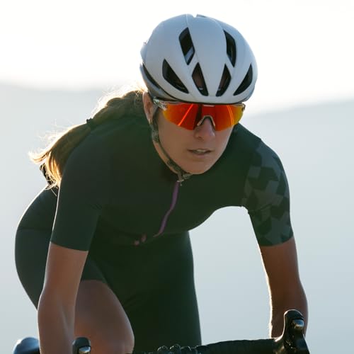 Image of Cycling Glasses, TR90 Unbreakable Frame Polarized Anti-UV400 Sports Sunglasses