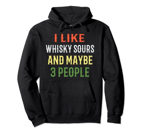 Amantes del whisky amargos. me gusta el whisky amargo y tal vez 3 personas Sudadera con Capucha
