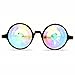 Price comparison product image GloFX Black Kaleidoscope Glasses- Rainbow Wormhole