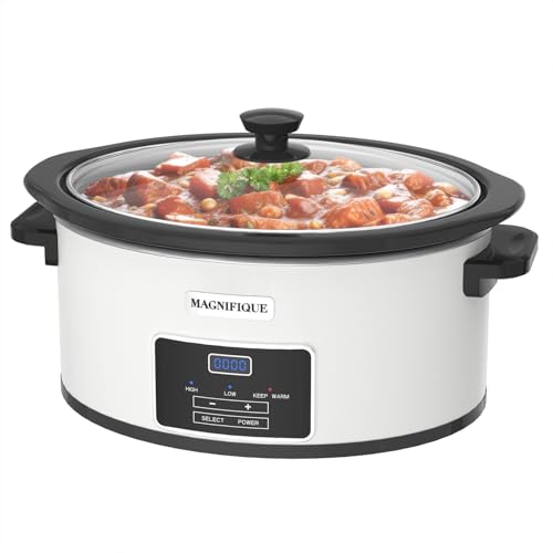 7-Quart Programmable Slow Cooker with Timer Keep Warm - Small