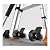 Ladders,11/19/30 Ft Telesladder Aluminum Extension Telescoping Ladder with a Keys Foldable Conductor with Spring-Loaded Locking Mechanism Stepladder