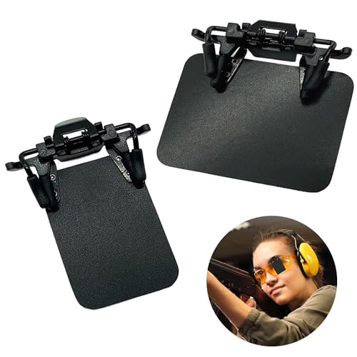 HAOBIN 2 Piezas Parche para Gafa de Tiro Gafas de Disparo Oclusor Parches para Gafas de Tiro Estándar Internacional para Gafas,Tiro,ayudas de puntería,para Entrenamiento Deportivo y Tiro (A)