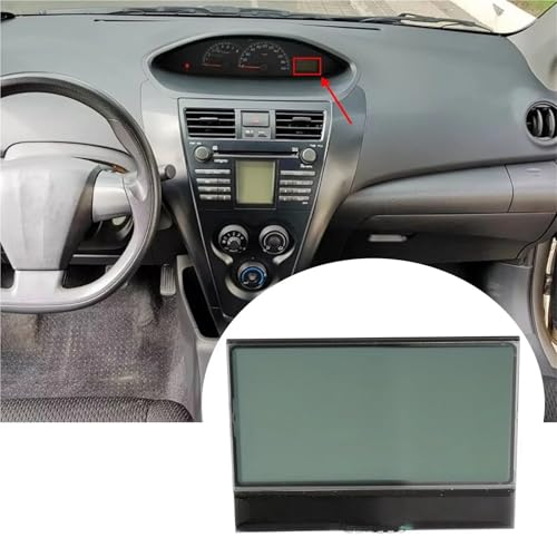 Pantalla LCD Toyota Vios panel de instrumentos soluciona dígitos borrosos 4