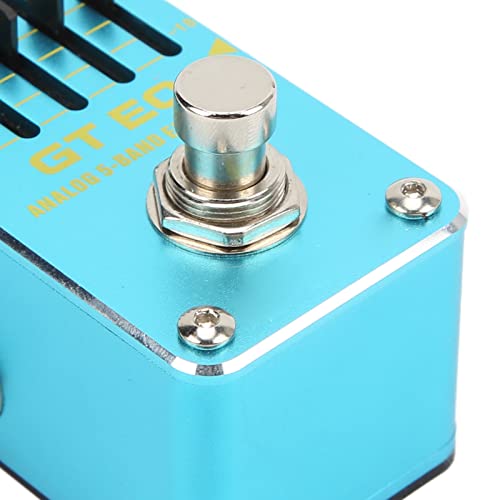 Elektrikgitarren -EQ Equalizer Elektrikgitarren -Equalizer, Effect Equalizer Metal Effect Pedal GT Analog 5 Bandgitarre Pickup Blau