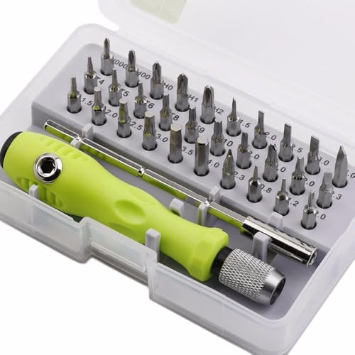 Image of 32 in 1 Interchangeble Multipurpose Mini Screwdriver Set Magnetic Slot Wrench Bits Repair Tools Kit Set Combination Screwdriver Set for Home Appliance,Laptop,Mobile,Computer