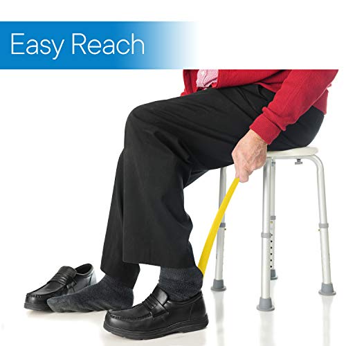 Rms 2 Pack Extra Long Handled Shoe Horn With Curved Handle And Hang Up Strap (24 Inches) #TOP2