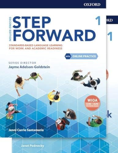 Step Forward Level 1 Student Book and Workbook Pack with Online Practice: Standards-based language learning for work and academic readiness (Step Forward 2nd Edition)