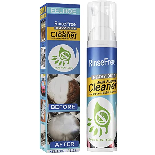 Detergente per schiuma potente smacchiante per cappa da cucina Detergente per grasso per stufe Detergente per schiuma per interni auto per la pulizia della casa (100ML)